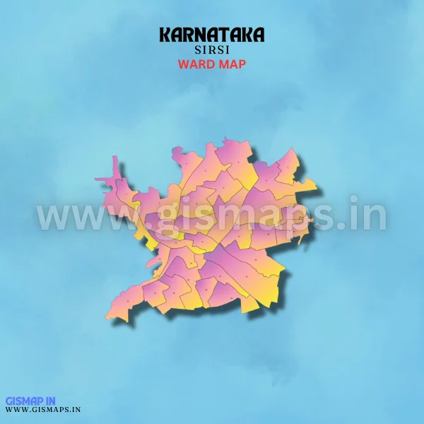 Sirsi Ward Map (Karnataka)